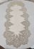 Доріжка велюрова Acme з мереживом 50*100 Queen Cream