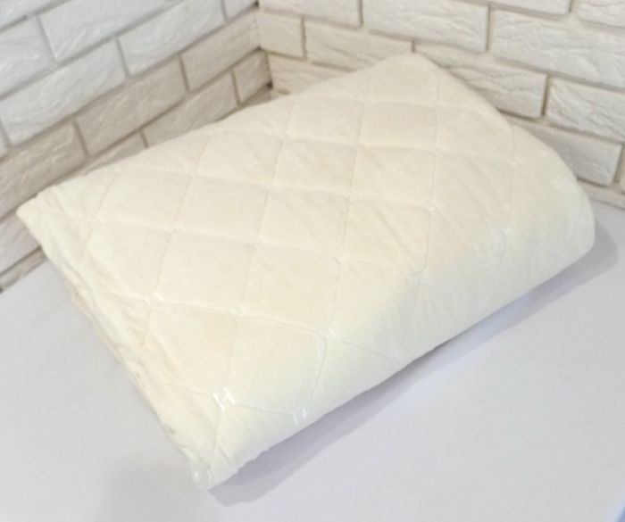 Покривало велюрове Model-3 200x230 Milk