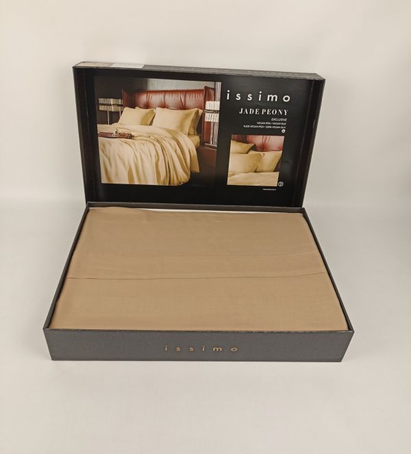 Постільна білизна Issimo Home vegan silk 200х220 Jade Peony