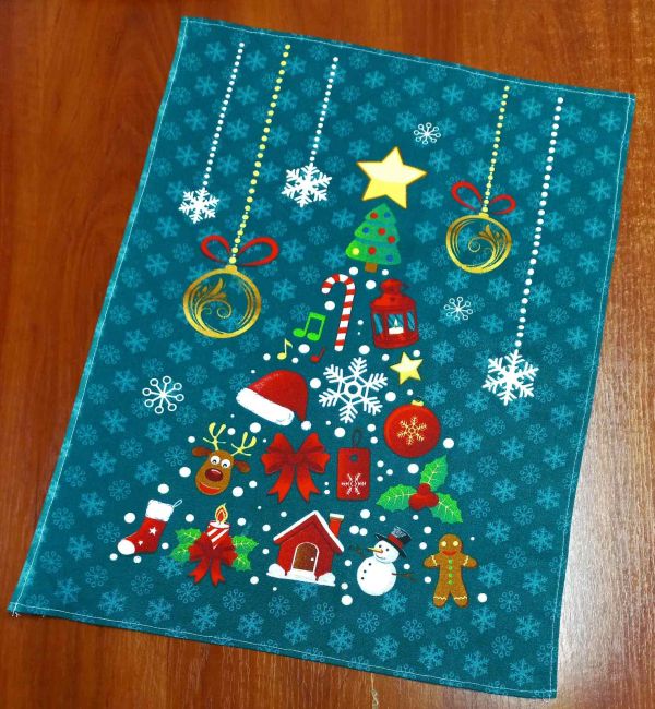Рушник кухонний Christmas Model-1 60х50 Green