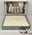 Скатертина Set Maison D'or Q180+Q170+6pcs+6psc Plain and Lace T.Cloth Ecru