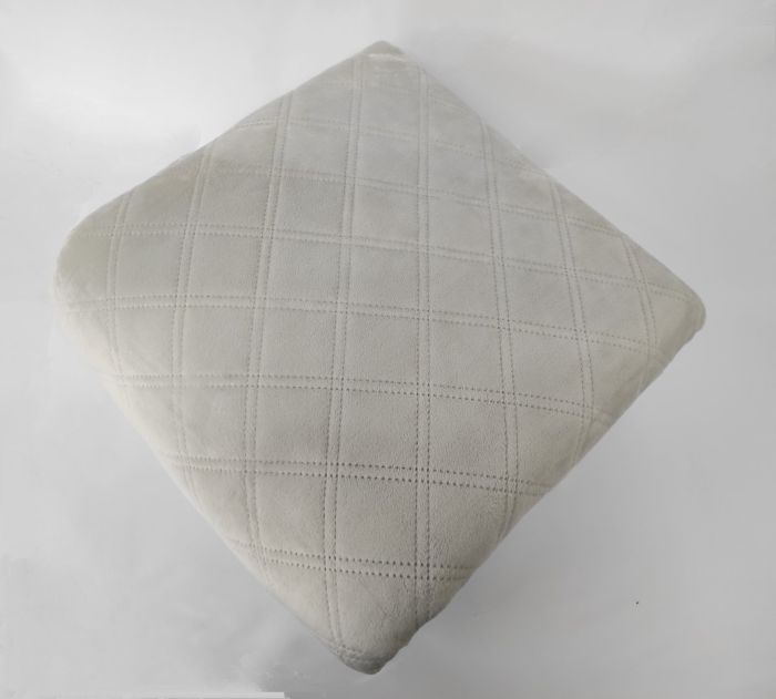 Покривало  ТЕП "ВЕЛЮР" 180*240см  Light  Grey Ромб прямий