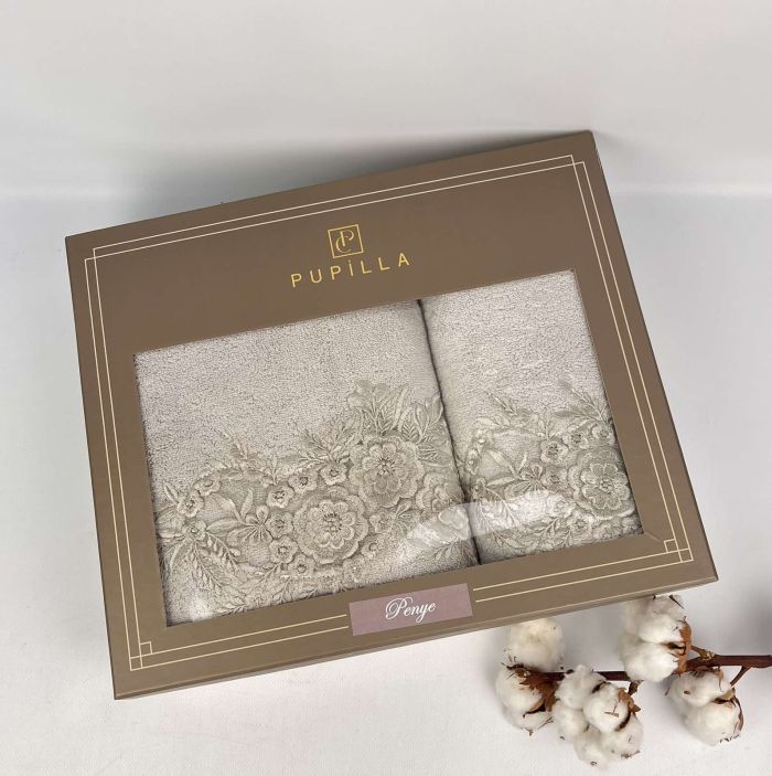 Набір махрових рушників Pupilla 2шт Candy Turquaz