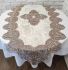 Доріжка велюрова Acme з мереживом 70*160 Harem Cappicino
