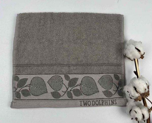 Рушник Two Dolphins Vip Cotton 30х50 Penza Темно-серий(A150)