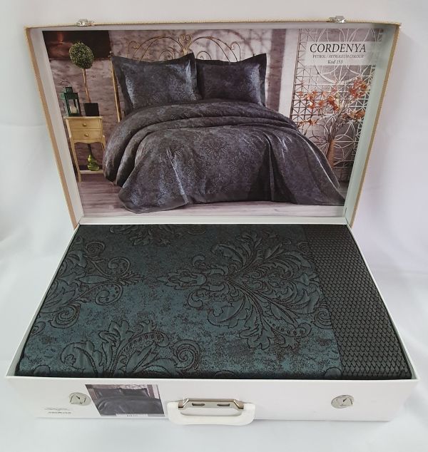 Покривало Issihome 240x260 Petroleum Colour 153