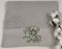 Махровий рушник Ma Me 30х50 Flowers 3 Gray