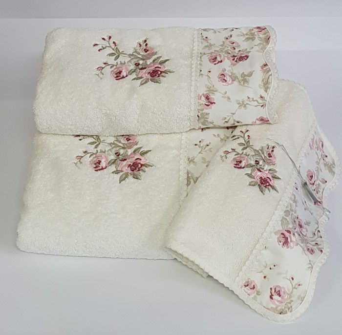 Рушники Maison D'or 3шт Lady Roses Ecru