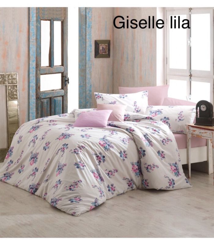 Постільна білизна Altinbasak ранфорс 200x220 Giselle Lila