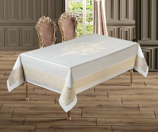 Скатертина Sagol тефлон 160x300 St-060 Gold в коробці *