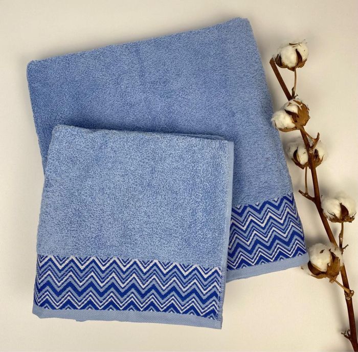 Набір рушників Cottonize 2 шт cod106 Blue