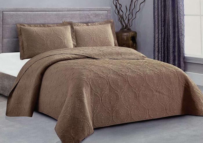 Покривало з наволочками Colorful Home 220х240 Brown