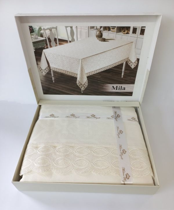 Скатертина Maison Royale 160x260 Mila Cream