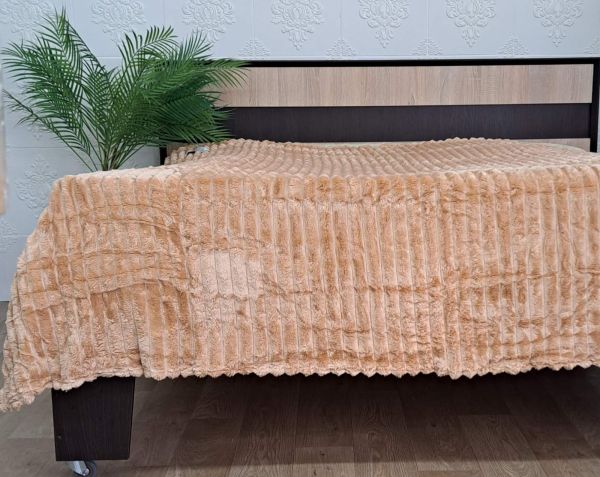 Покривало велюр 210х230 Beige (616)