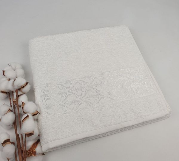 Рушник Philippus Moss Cotton 70x140 Mary Білий (A555)
