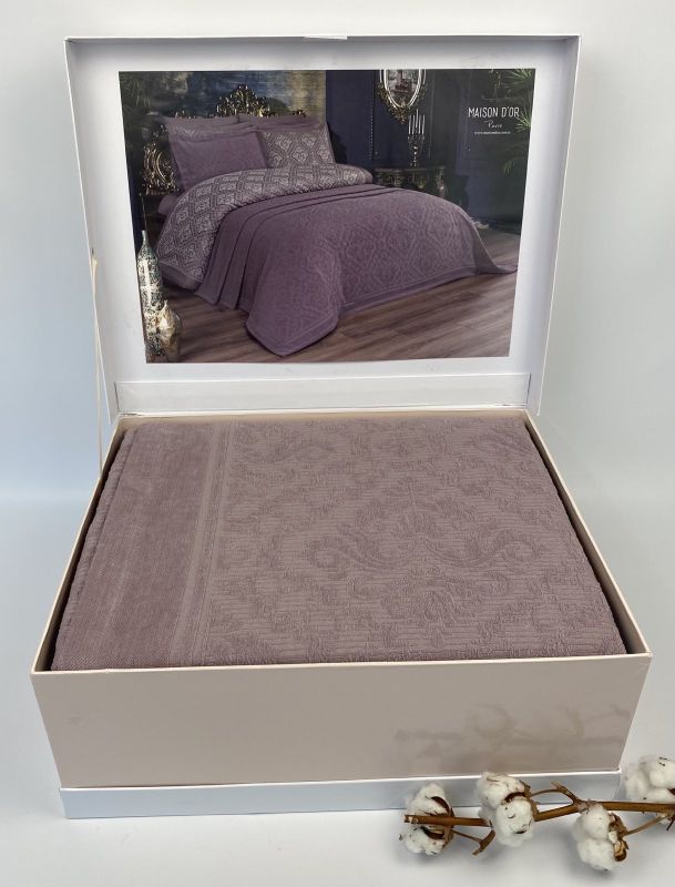 Набір Покривало + постіль Maison D'or Pinella 260x260 Lilac