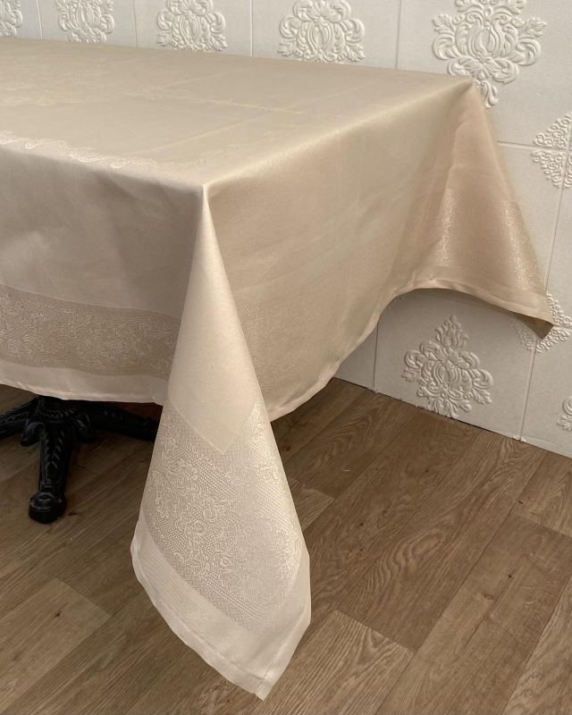 Скатертина Masali тефлон 140x180 Model 504 Cappucino
