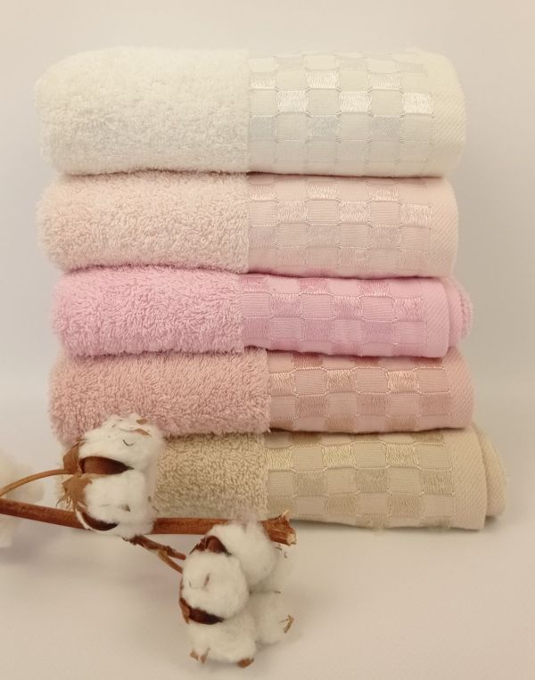 Рушник Lara Soft 50х90 Colors Satranc