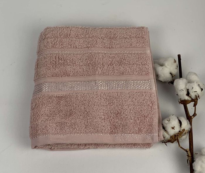 Рушник Philippus Delux Cotton 50х90 Hazel Рожевий(ЕА056)