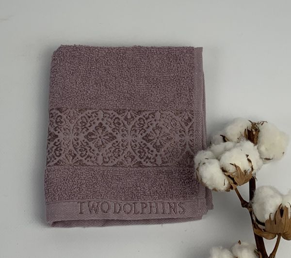 Рушник Two Dolphins Classic Cotton 30х50 Maira Фіолетовий(E856)