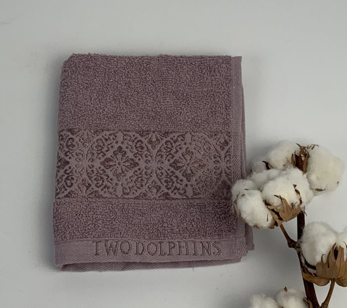 Рушник Two Dolphins Classic Cotton 30х50 Maira Фіолетовий(E856)