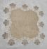 Серветка велюрова Acme з мереживом 45*45 Damla Cappicino