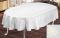 Скатертина Sagol тефлон 140x180 ovale Sgl-003 White + 6 серветок *