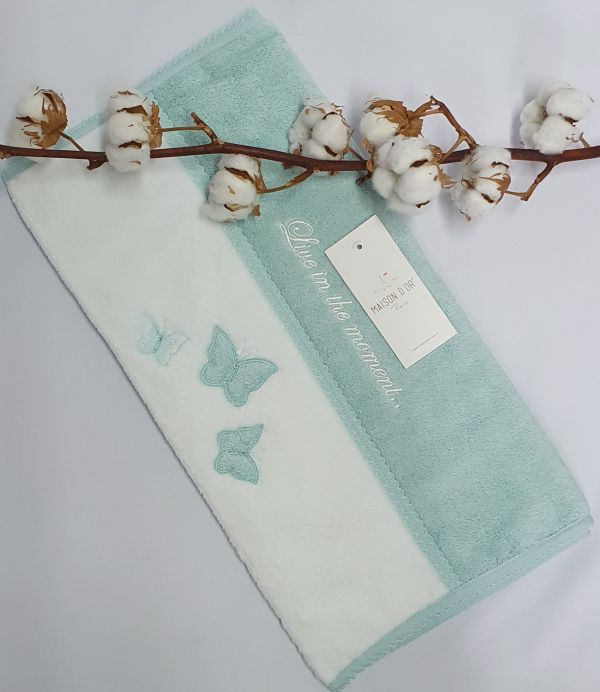 Рушник Maison D'or Monique Butterfly 50x100 Glass Blue