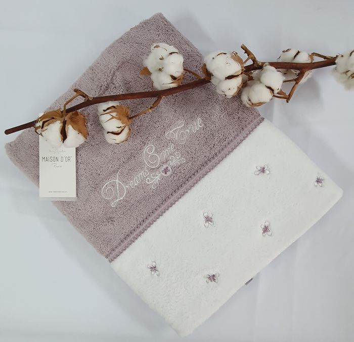 Рушник Maison D'or Lavoine Butterfly 85x150 Dark Lilac