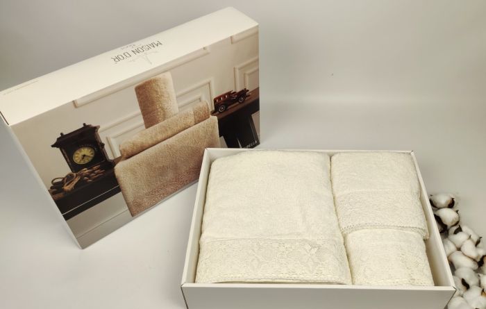 Рушники Maison D'or 3шт Naturella Cream