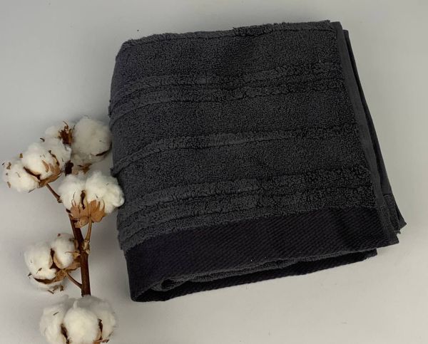 Рушник Pupilla 50х90 Microcotton Cevher Dark Grey