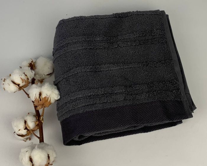 Рушник Pupilla 50х90 Microcotton Cevher Dark Grey