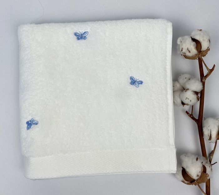 Рушник Maison D'or Butterflies 50x100 White/Blue