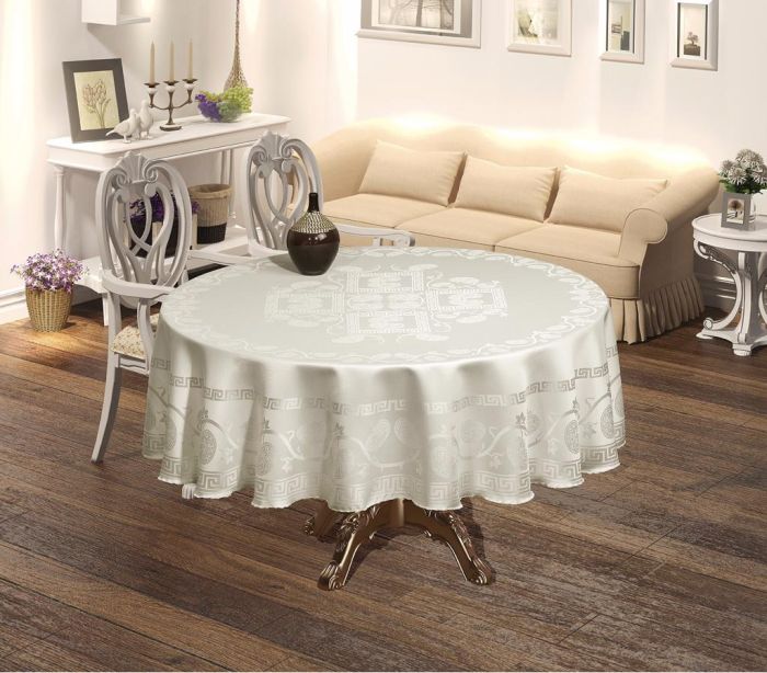 Скатертина  Maison Royale 160 Круг Buta Royale White