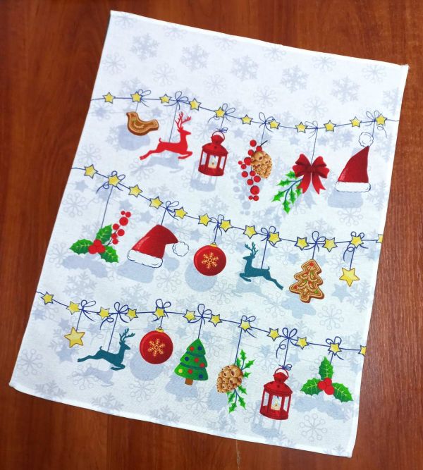 Рушник кухонний Christmas Model-2 60х50 White