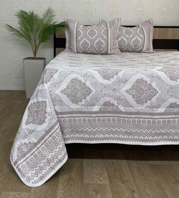 Покривало Moda Box 240x260 з наволочками Naz Kahve
