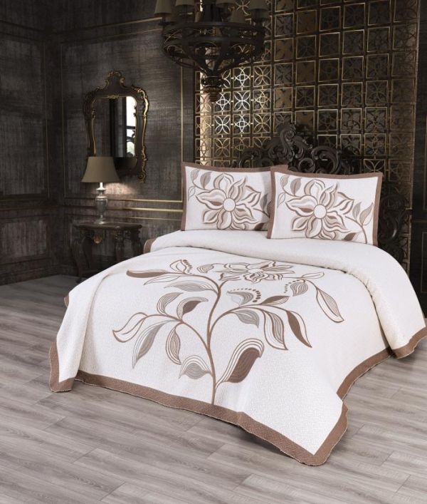 Покривало My Bed Jumboo Serie 240x260 з наволочками Alonsa A.Kahve