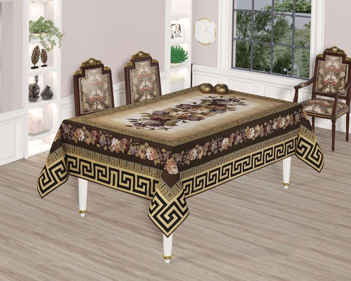 Скатертина гобеленова Sagol 160x220 St - 138 Kahve