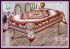 Скатертина гобеленова Sagol 160x260 St - 103 V2 Bordo