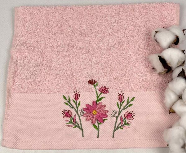 Махровий рушник Ma Me 30х50 Camomile Pink