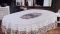 Скатертина Велюр Maison Royale 160х220 ovale Meva Cream
