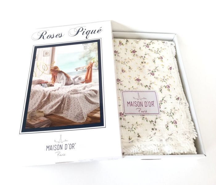 Покривало Maison D'or Roses 220x240 Dark Lilac