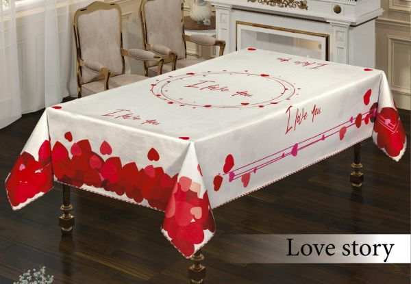 Скатертина Maison Royale 160x220 Love Story