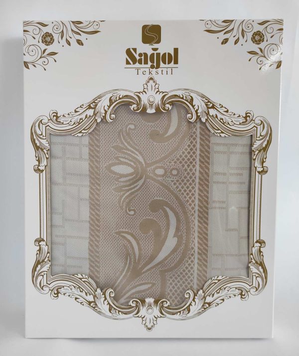 Скатертина Sagol тефлон 160x300 Sgl-003 Cappucino в коробці *