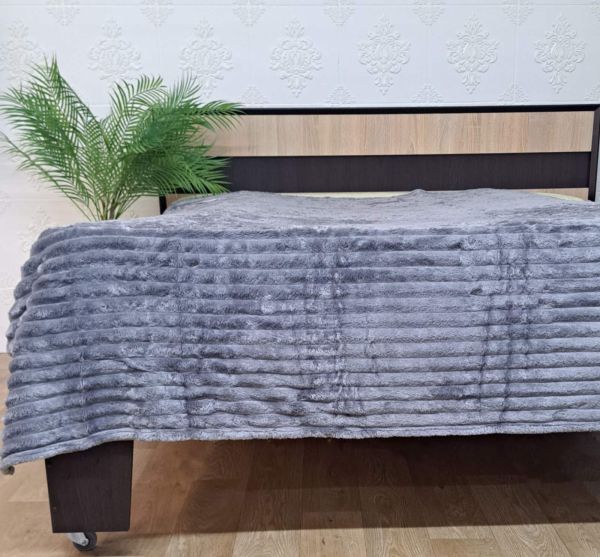 Покривало велюр 150х200 Grey (614)