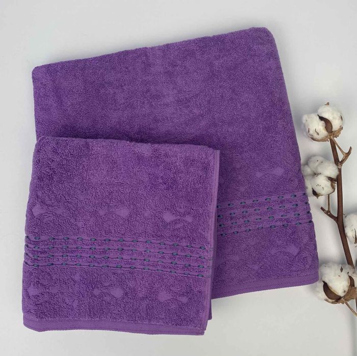 Набір рушників АЕ 2 шт Nitka Purple