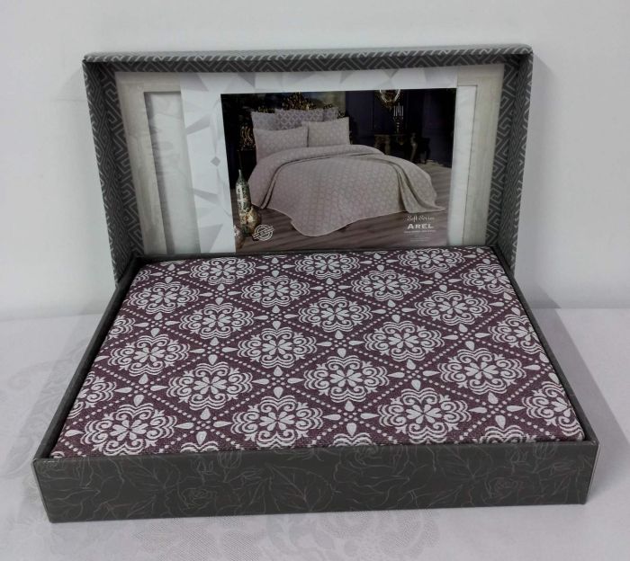 Покривало My Bed Soft Serie 240x260 з наволочками Arel Bordo