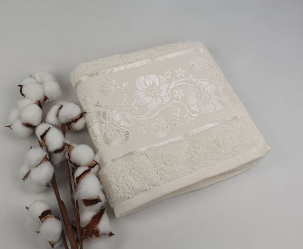 Рушник Philippus Platinum Cotton 50x90 Elina Молочний (А295)
