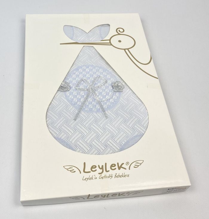 Крижма Leylek Light blue код4375 в коробці