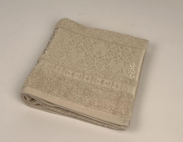 Рушник 50x90 Altinbasak Bamboo Hena Бежевий